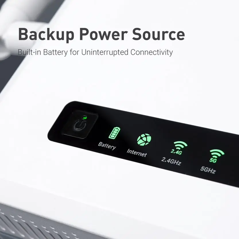 GL.inet Puli AX(GL-XE3000)Secure Remote VPN Connectivity Wi-Fi 6 5G Cellular Router with Battery