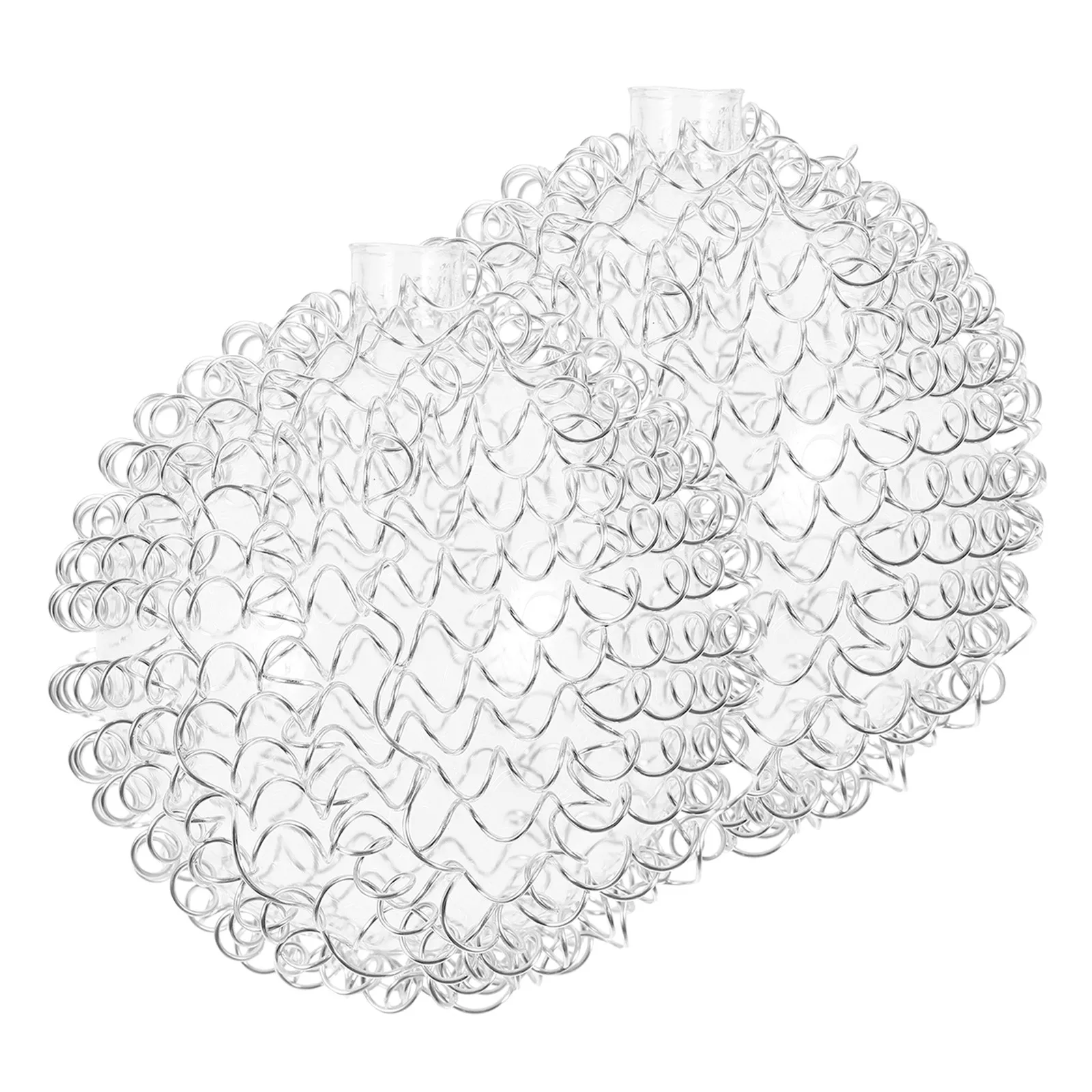 2 pcs Clear Glass Globe Pendant Light Shade for Small Fitter – Round Lampshade for Modern Fixtures