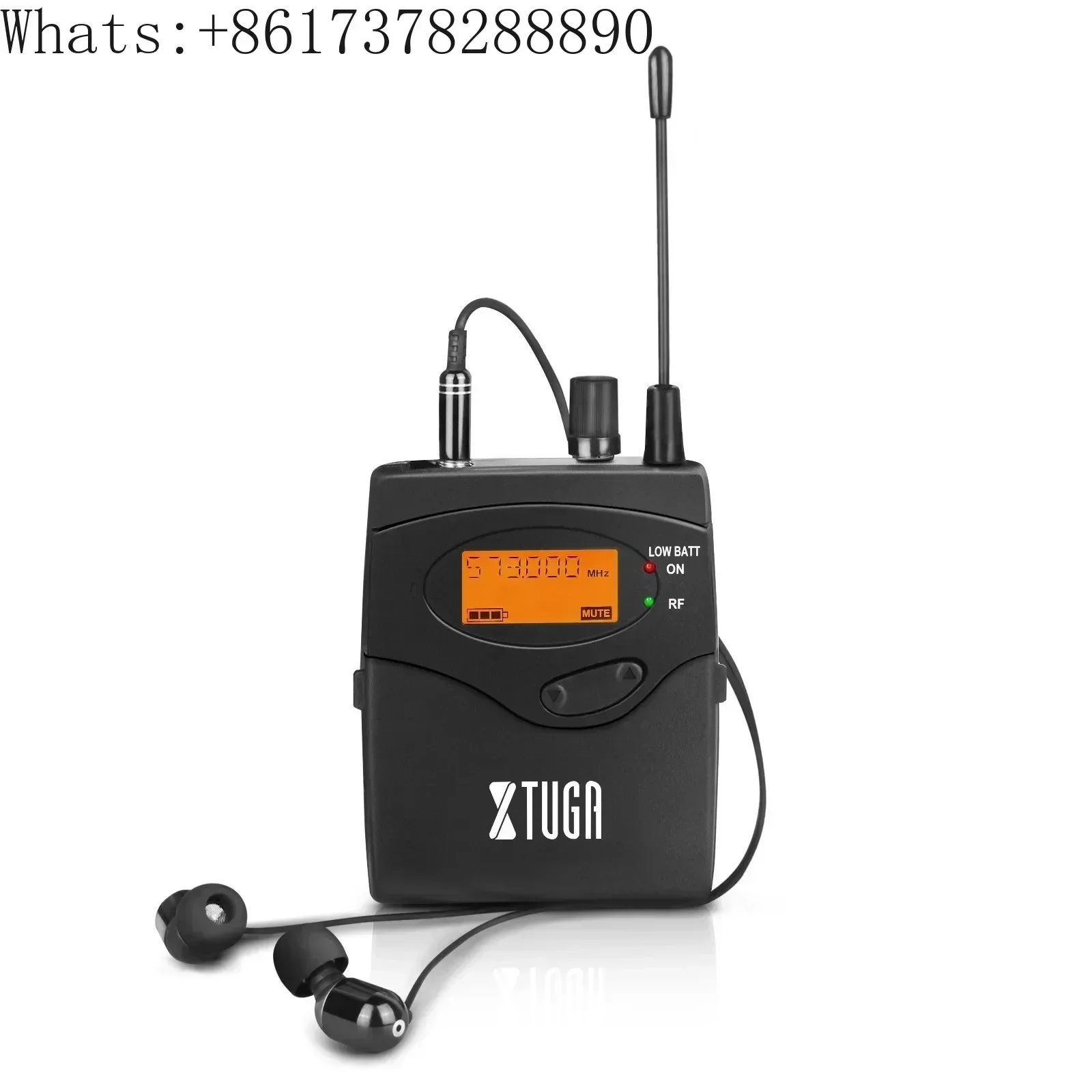 

Wireless stage monitoring, ear to ear dual channel transmission, band recording, feedback, trailer eight UHF IEM1200
