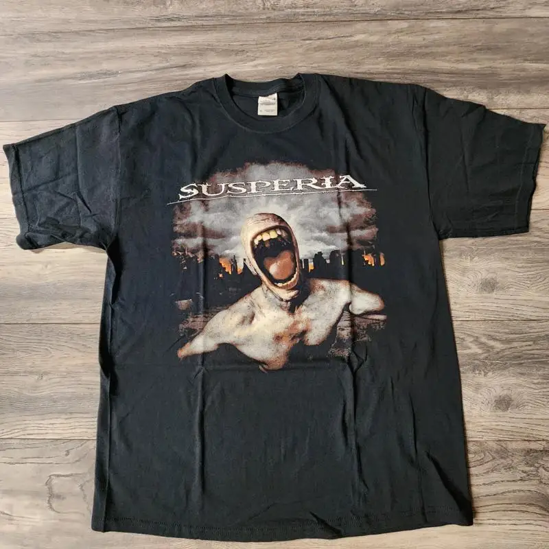 Suspiria sz XL تي شيرت فيلم الرعب الأسود 2009