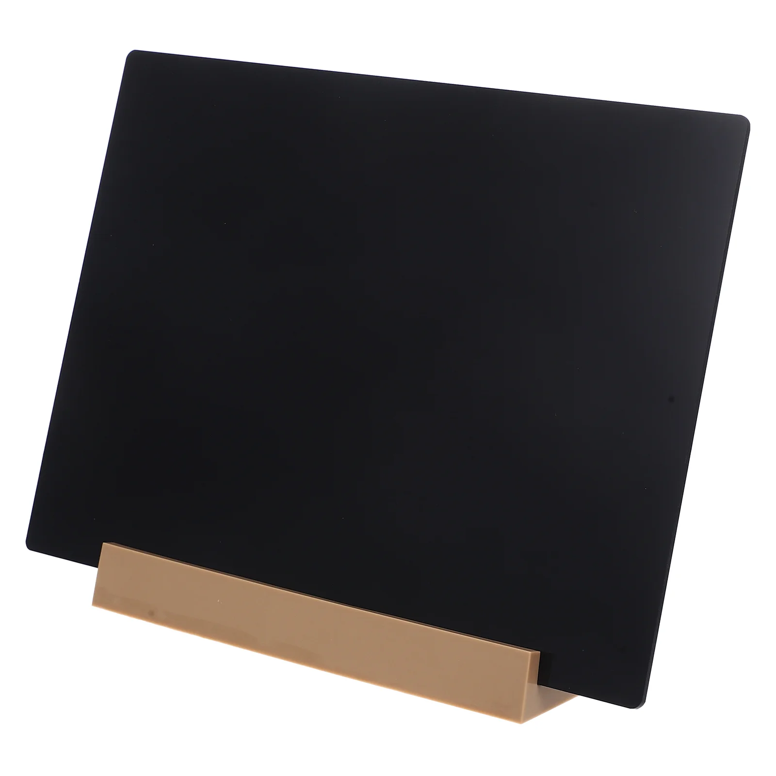 Sign Desktop Blackboard Erasable Chalkboard Message for Writing Large Tags Tabletop Office