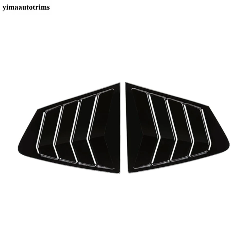 Rear Window Louver Shutter Sun Shade Side Air Panel Decoration Cover Trim Accessories For Mazda 3 Sedan Hatchback 2019 - 2022