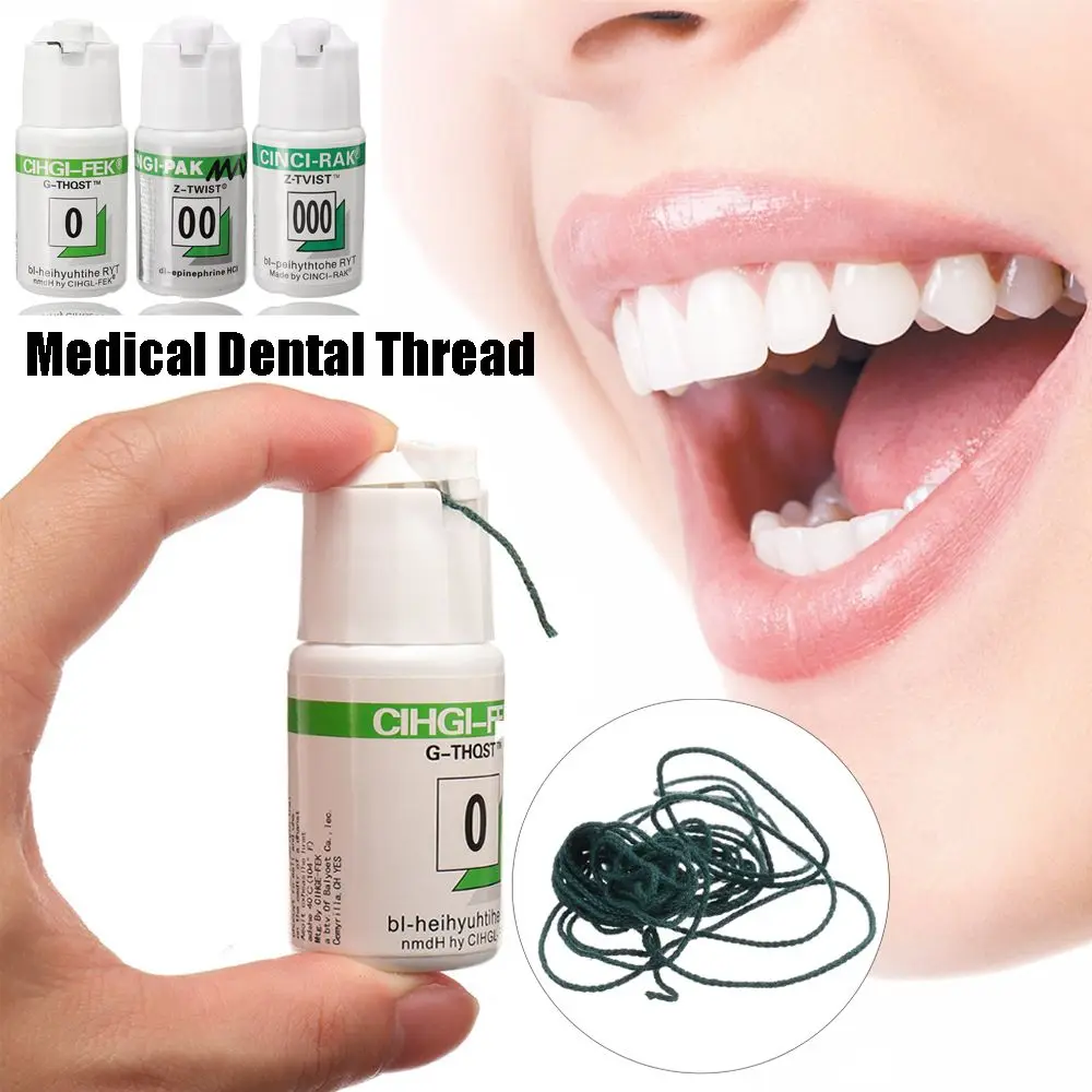 

Knitted Cotton Oral Care Oral Consumables Medical Gum Line Gingival Line Dental Thread Gingival Retraction Cord