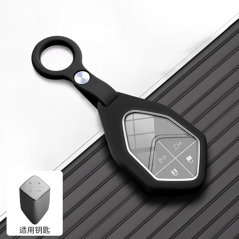 Smart Key Fob Cover for Changan UNI-V Eado Eado CS35 Plus CS55 UNI-S CS75 Plus Silicone Scratch Resistant Car Accessories