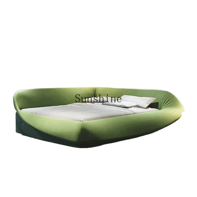 

Bird's Nest Bed Modern Simple Creative Master Bedroom Parent-Child Queen Bed Double Fabric Bed