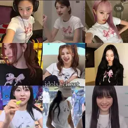 Kpop-女性用半袖コットンTシャツ,夏用Tシャツ,蝶ネクタイプリント,クラシックデザイン,韓国スタイル,kpop