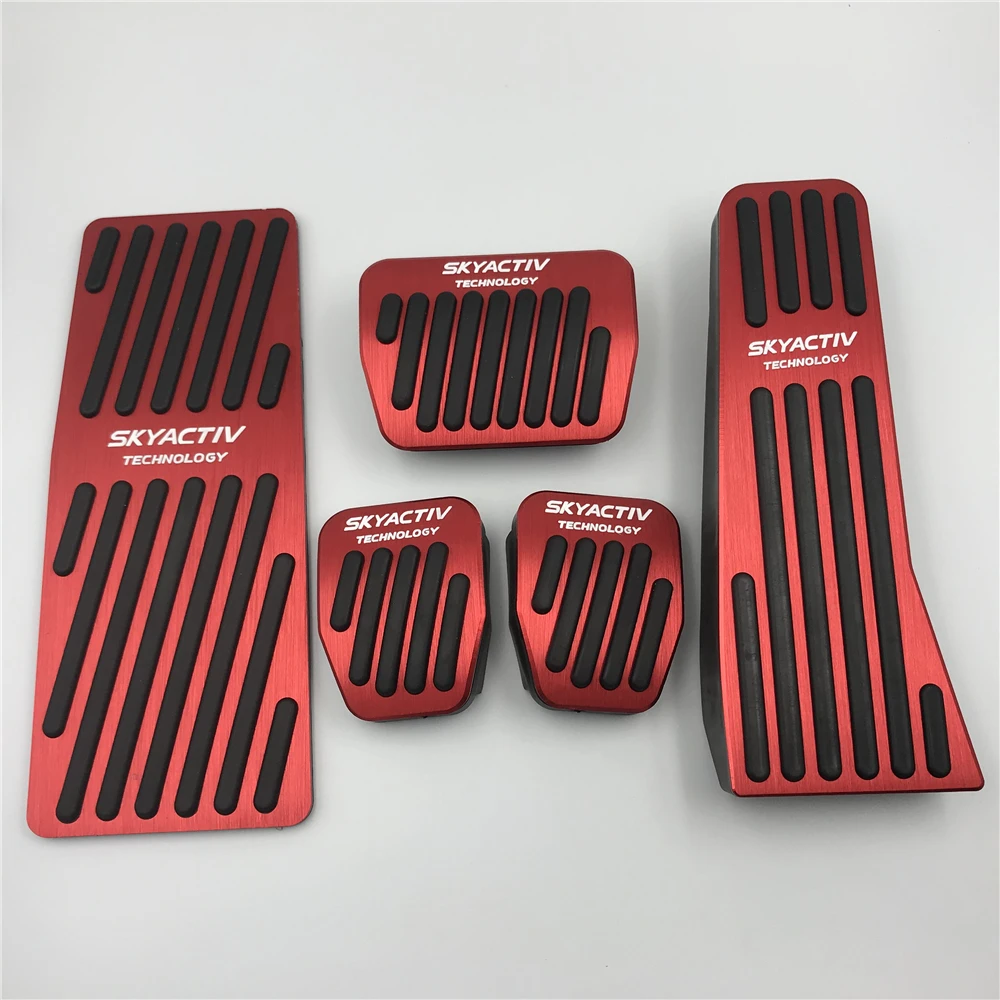 Car Modified Pedal Pad For Mazda 3 Axela BP CX-30 CX-50 60 70 80 90 MX-30 2019~2023 Accelerator Foot Rest Decorative Refit Cover