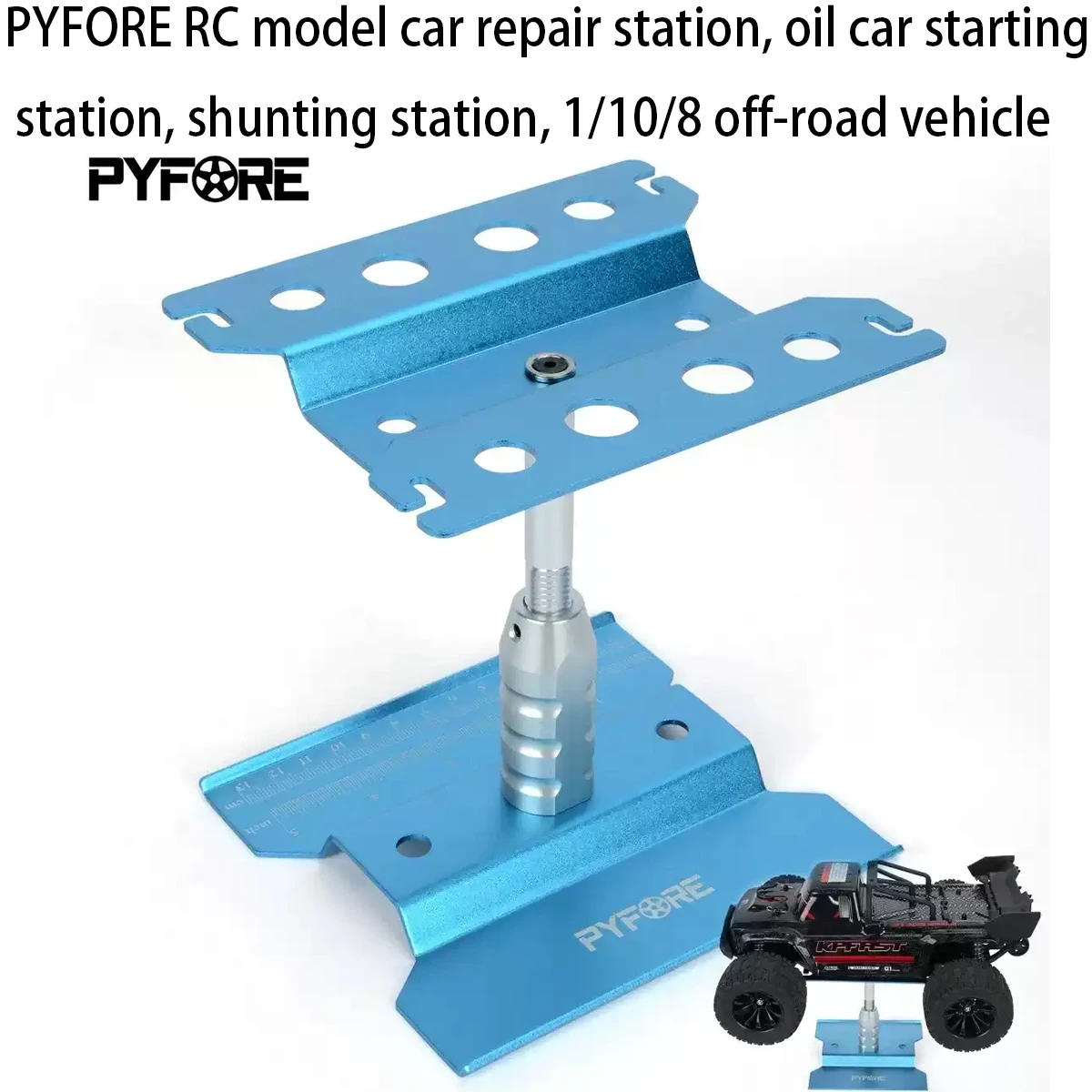 PYFORE RC model car repair station, oil car starting station, shunting station, 1/10/8 off-road vehicle