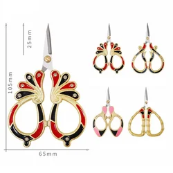 Vintage European Style Embroidery Scissors Stainless Steel Tip Classic Scissors DIY Tools Dressmaker sharp Shears Scissors