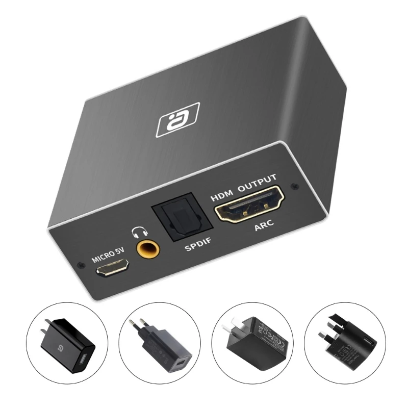 

Экстрактор 448F 4K UltraHD 4K @ 60 Гц 2,0 преобразователь SPDIF + 3,5 мм выход HDCP 1,3-dolby Digital