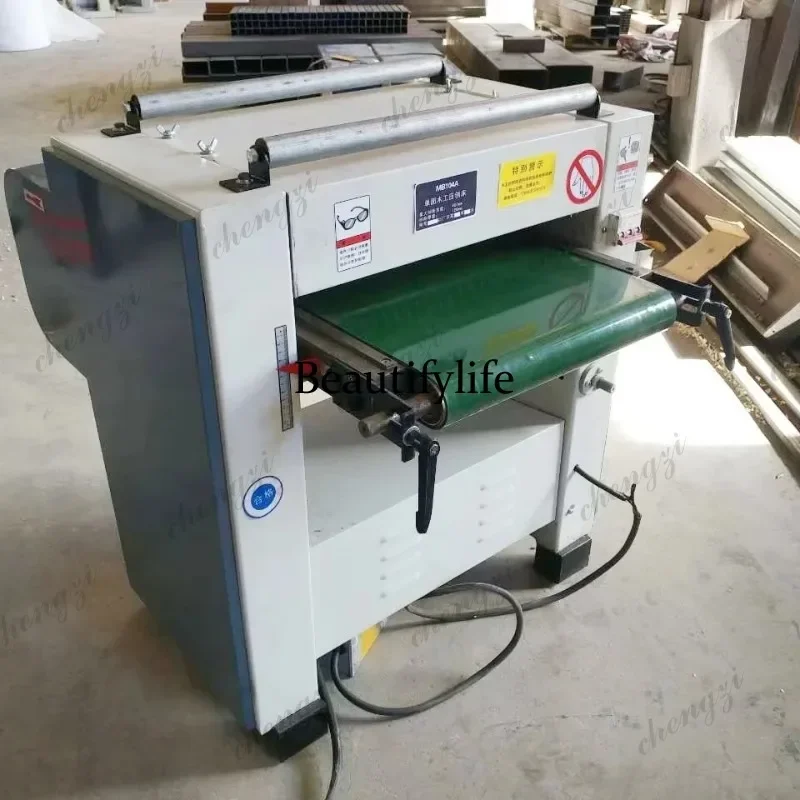 f182 Small Mobile Woodworking Planers With A Planing Thickness Of 100mm Single Sided Wood Planers Mechanical Wood Planers
