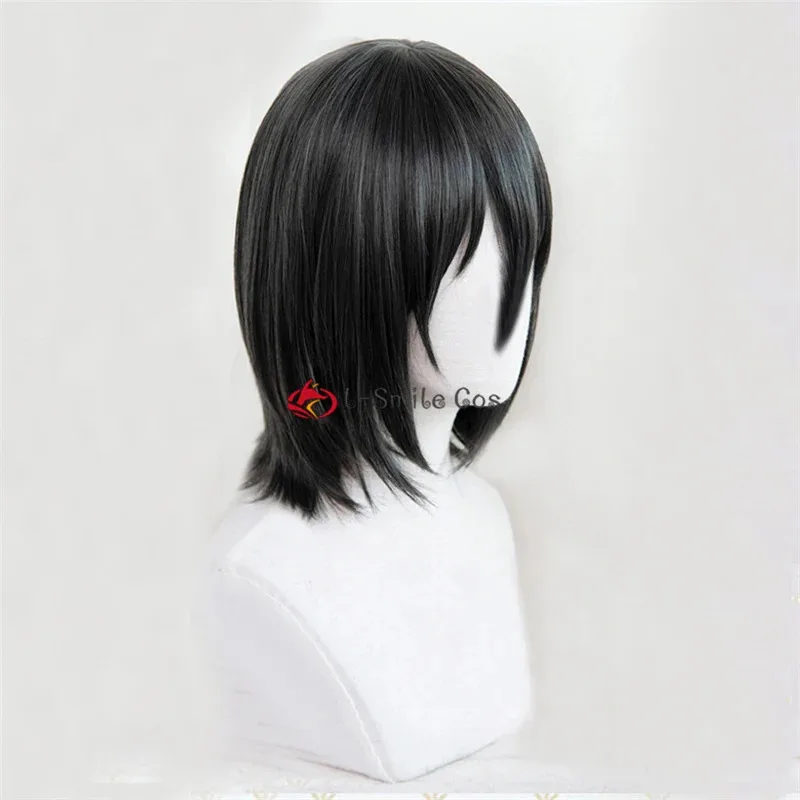 111 www أنيمي D الباروكات قصيرة سوداء فيودور دوستويفسكي تأثيري مقاومة للحرارة الشعر الاصطناعية + غطاء شعر مستعار #1