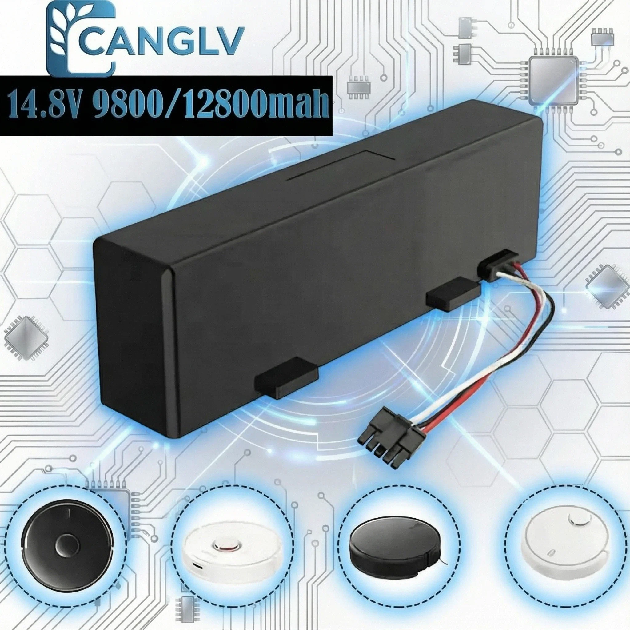 STYTJ02YM 14,8 V 4800mAh batería de repuesto de alta capacidad para Xiaomi Mop Pro Yunmi MVVO1-JG Haier JX37 Robot aspirador