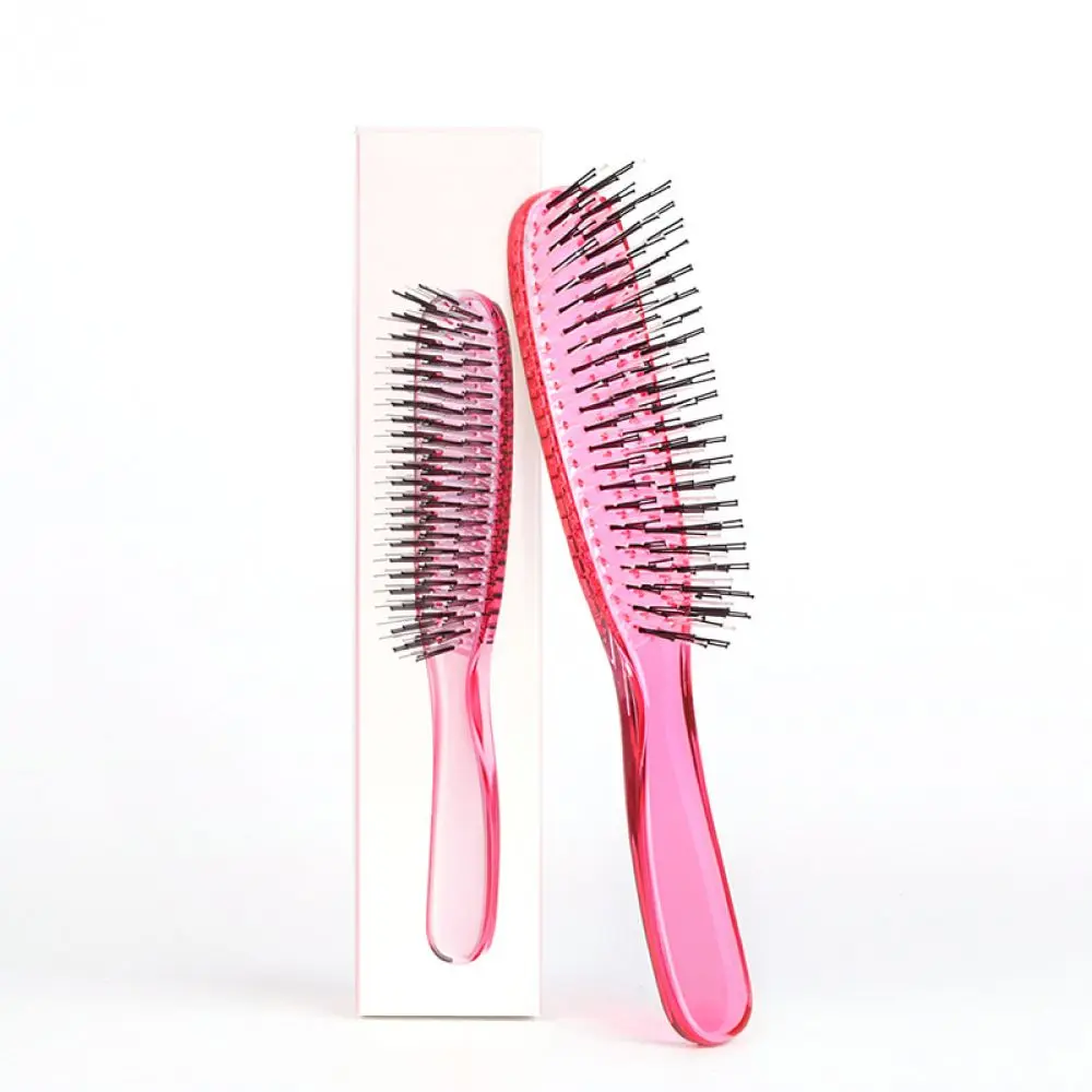 Professional Hair Comb Detangler Massage Brush Scalp Care Tool Portable Styling Accessory For Wet Dry Hair Home Travel