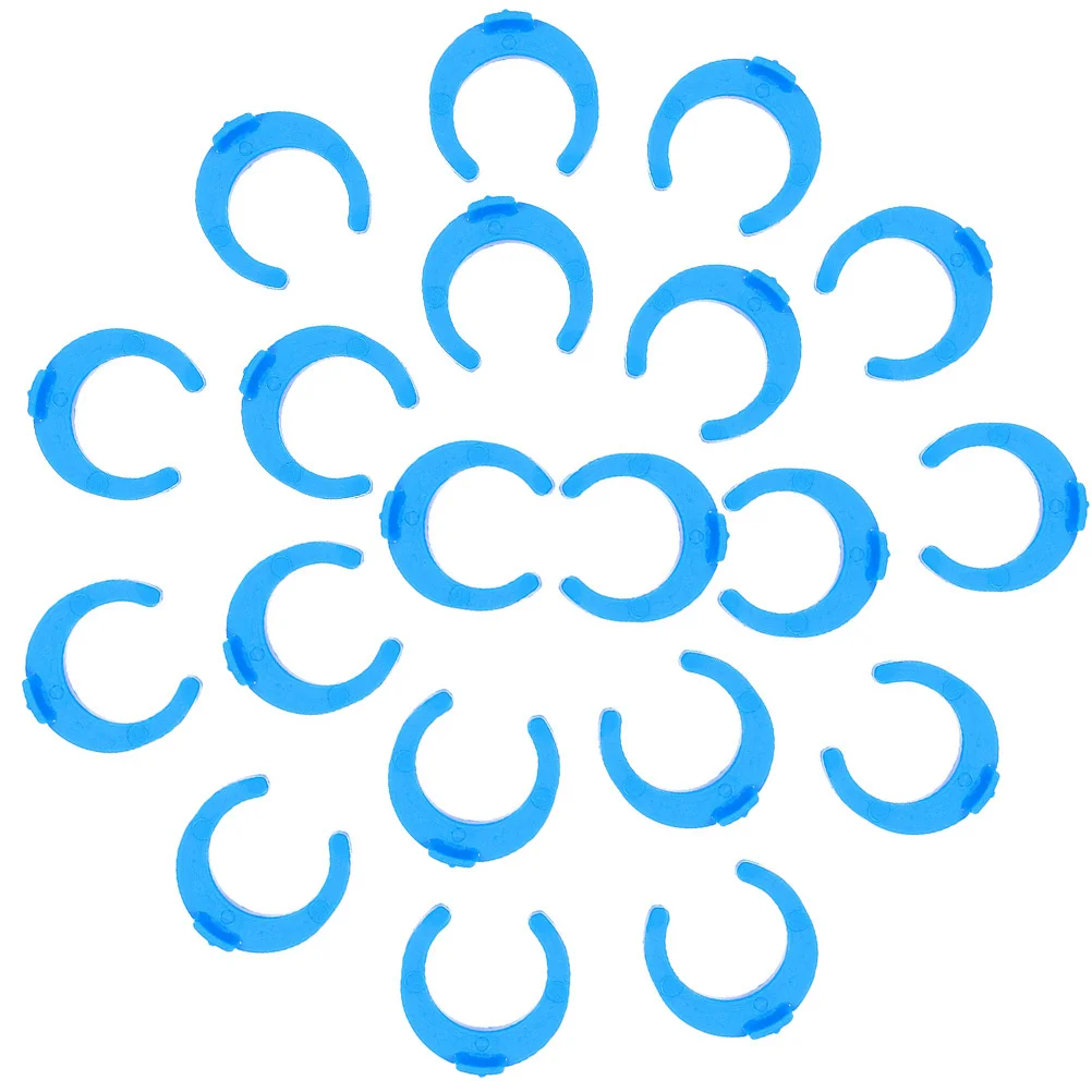 50 قطعة من مشبك تنقية المياه، تركيبات متينة وخفيفة الوزن ومقاومة للحرارة، مشبك قفل فلتر المياه