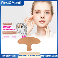 West Month Wrinkle Patches Intense Moisturizing Hydrating Tightens Nourishes Skin Care Improves Elasticity Radiance Glowing