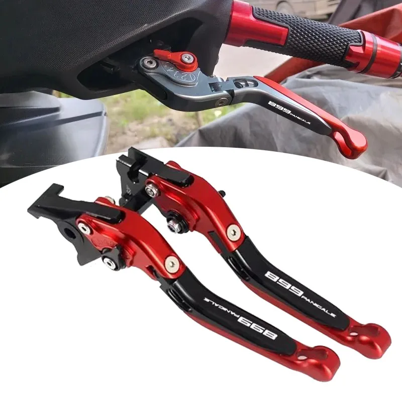 

Motorcycle CNC Adjustable Foldable Extendable Brakes Clutch Levers Accessories With LOGO For 899 Panigale 899Panigale 2014-2015