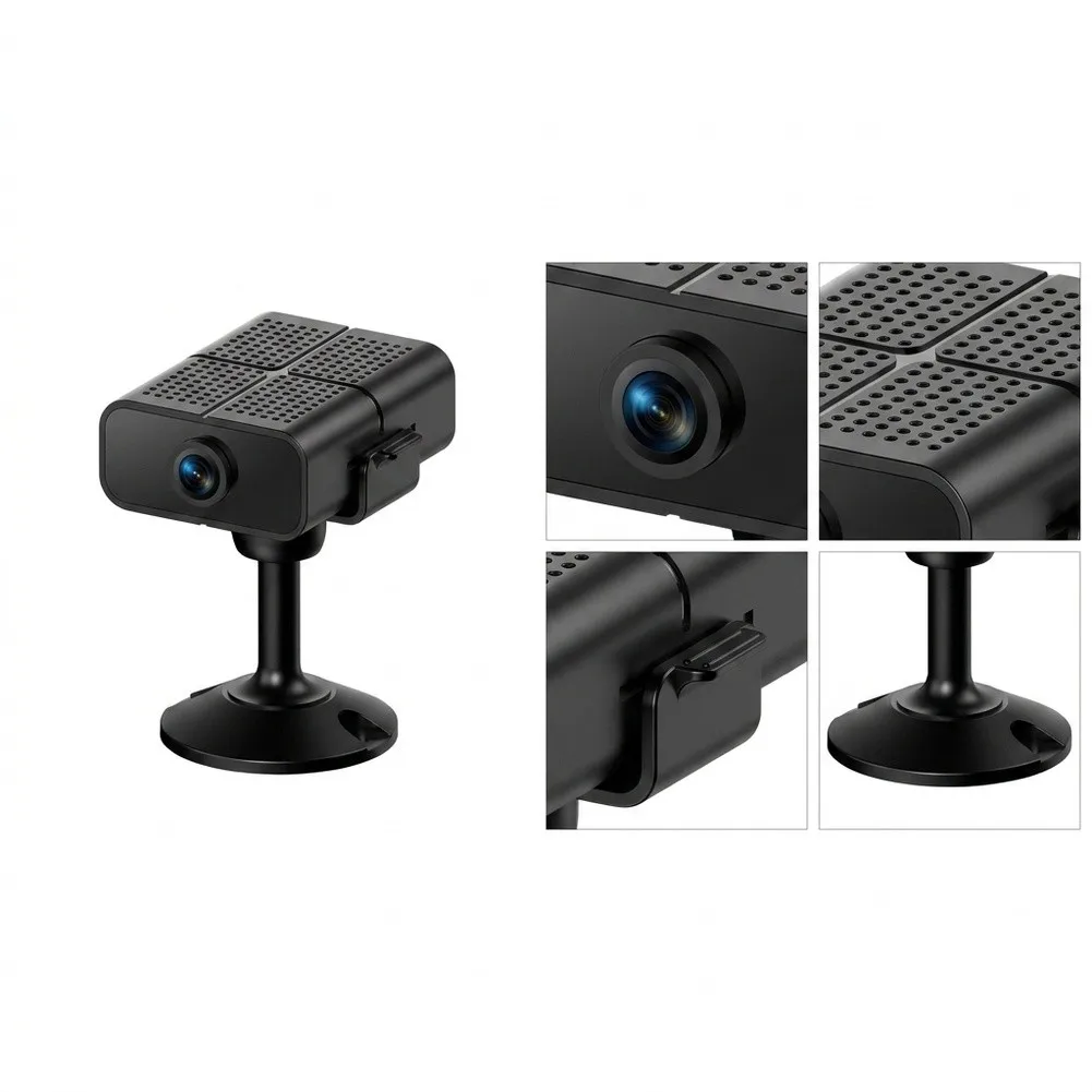 for Smart Phone Monitor WiFi Home Camera for Instant Alerts 4.3*3.5*1.7cm Low Light Visibility Real-time Notifications