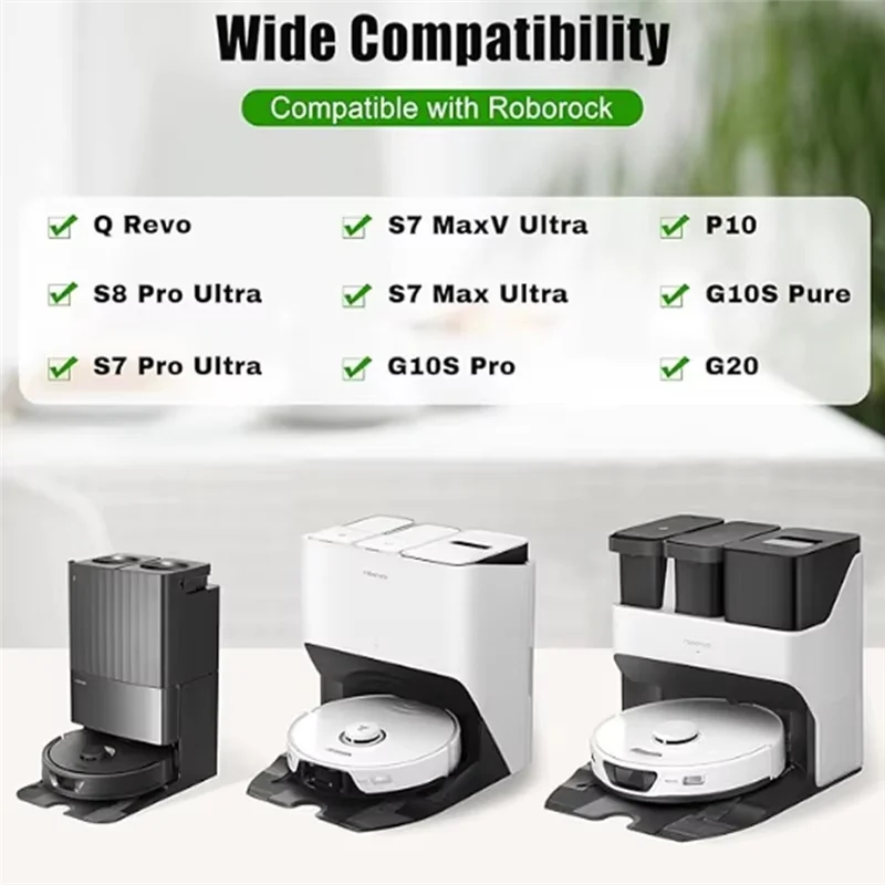 A50Q-5Pack Vacuum Silver  Forroborock S7 Maxv Ultra Silver  Bacteriostatic Module Accessories