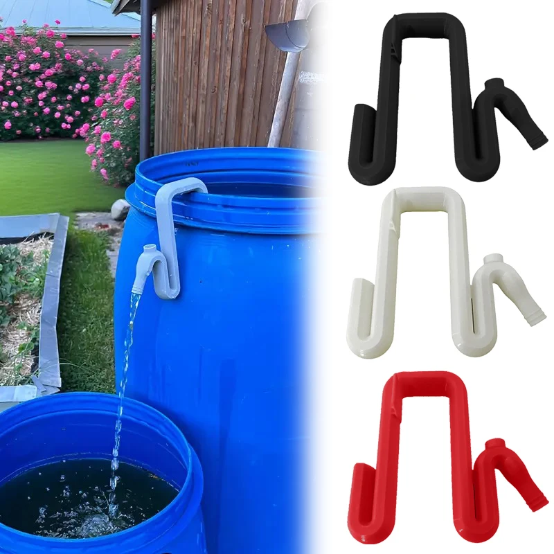 

Самовсасывающий сифонный шланг, переливная труба без сверления, легкий автоматический слив и заполнение дождевой воды, решение для перелива и перелива труб