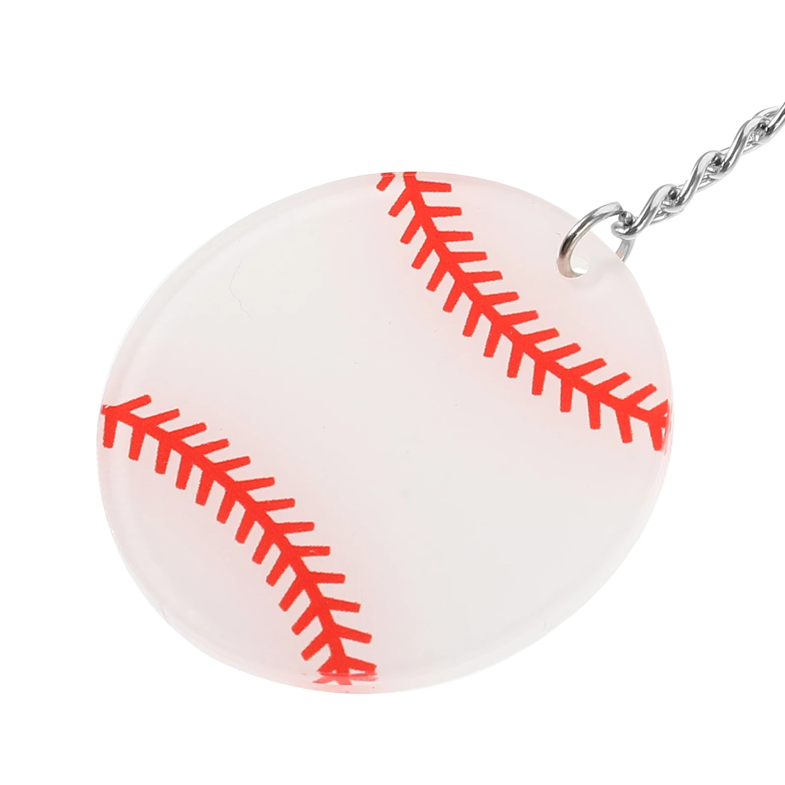 

10pcs Baseball Keychain Key Ring Accessories Women Men Sports Theme Decorative Handcrafted Gift for Bag Pendant Charm Softball