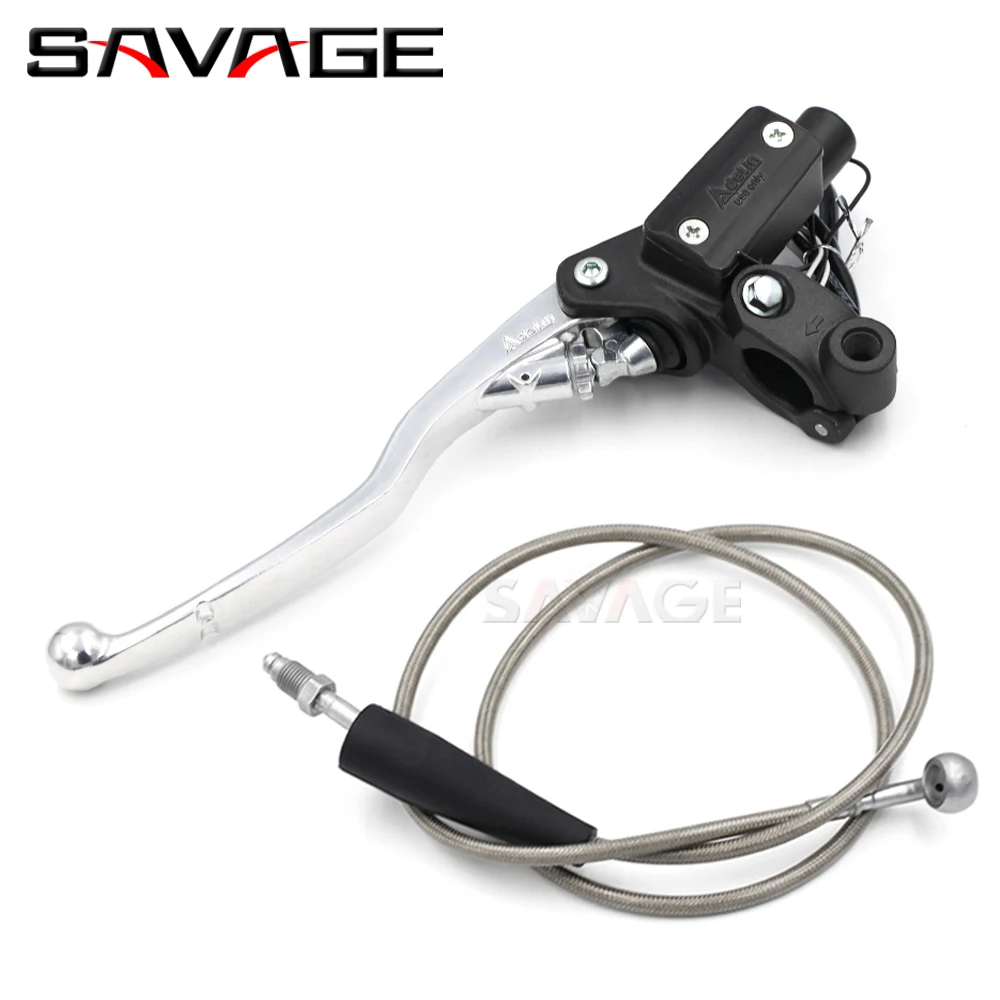 New 990 950 Left Hydraulic Clutch Master Cylinder Levers Oil Hose Pipe For 950 990 Adventure Supermoto Super Enduro Clutch Lever