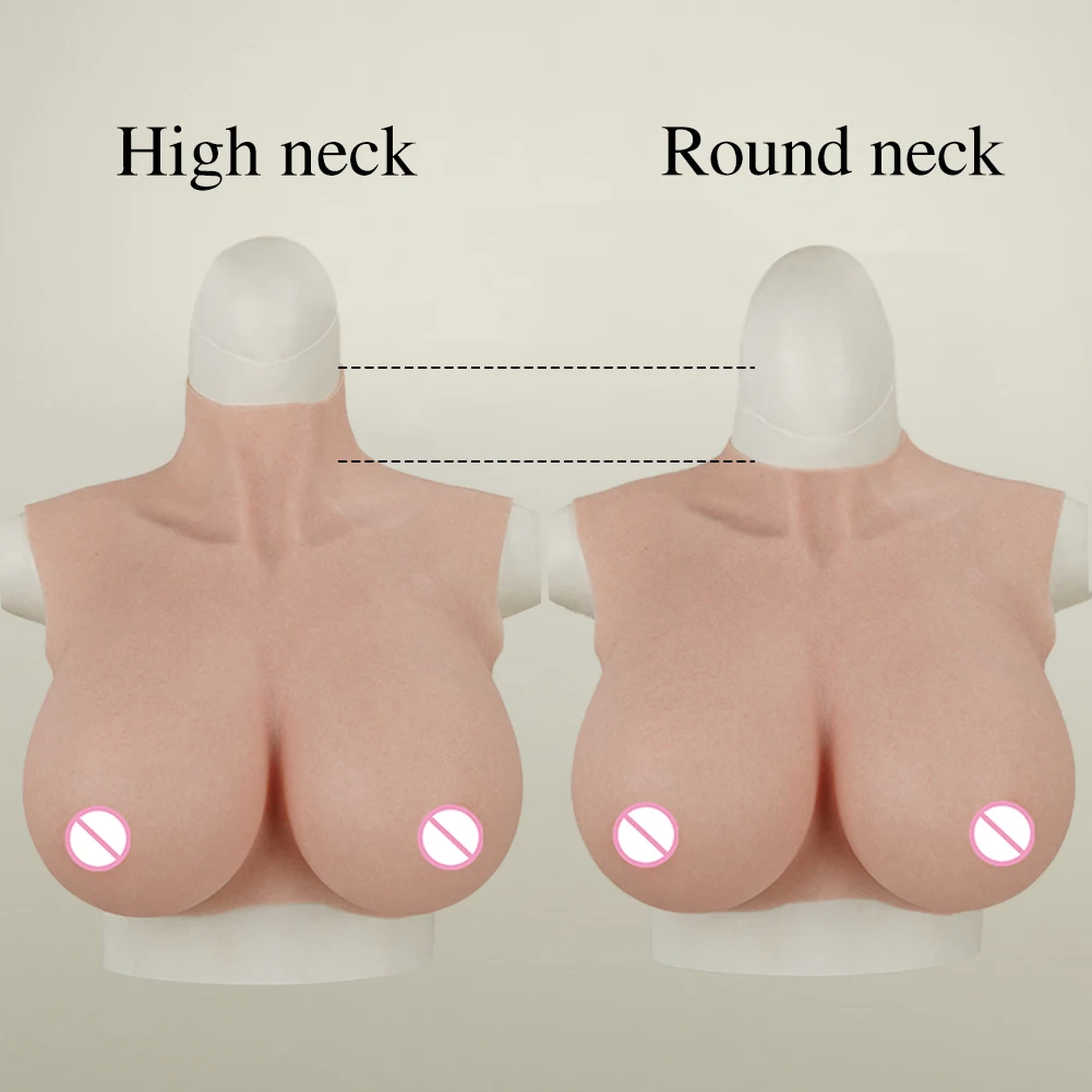 Dokier Realistic Silicone Breast Forms Fake Boobs Tits Shemale Transgender Sissy Drag Queen Crossdresser Breastplates Cosplay