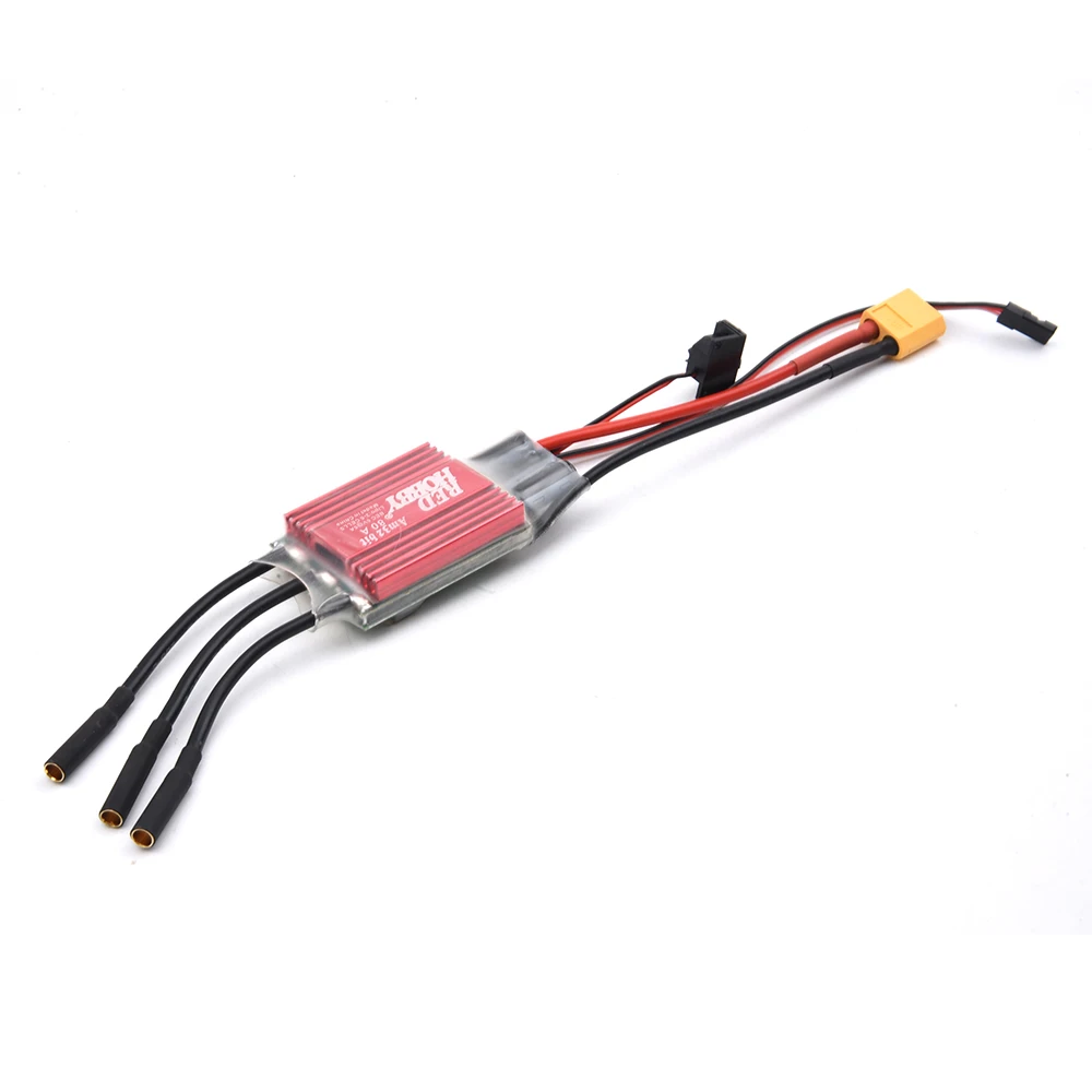 AM32 60A 80A 150A 200A Bürstenloser ESC 2-4S BEC 6V/2A 2-6S BEC 6V/5A für 1/10 1/8 RC-Auto und RC-Boot – Detail 9