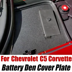 Black ABS Battery Den Cover Plate For Chevrolet Corvette 1997-2004 C5 Corvette Battery Den Guard