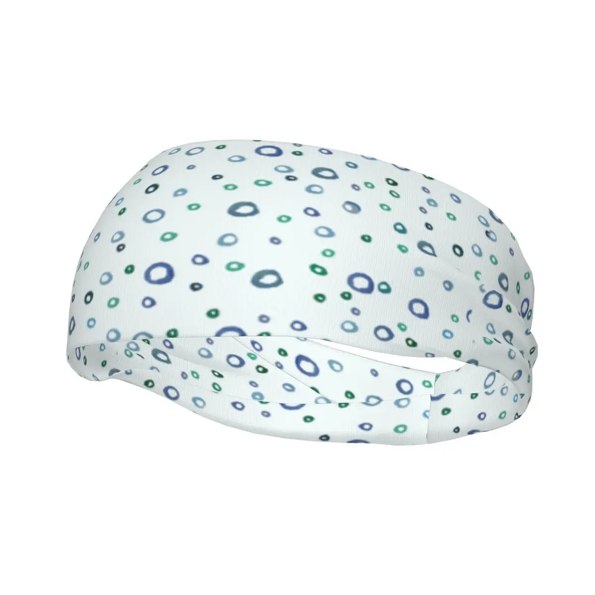 Watercolor Bubble Sports Headband Quick Dry Sweatband for Gym Tennis Outdoor Sport Hair Band