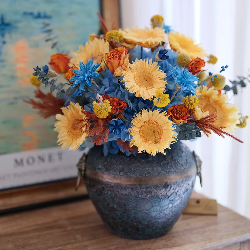 

Eternal flower sunflower high-end real graduation home decoration r box