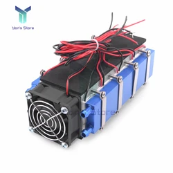 12V 576W 8 Chip Semiconductor Thermoelectric Cooler Peltier Electronic Cooling Radiator Air Conditioner Refrigerator cooler