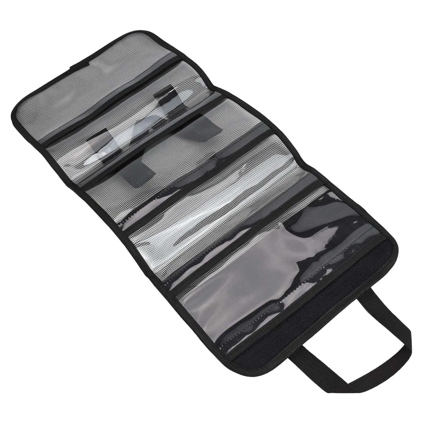 

Для рыболовных приманок Сумка для рыболовных снастей Черный держатель для рыболовных приманок с ручкой для хранения приманок Легко носить с собой Дизайн Пятислойное хранение