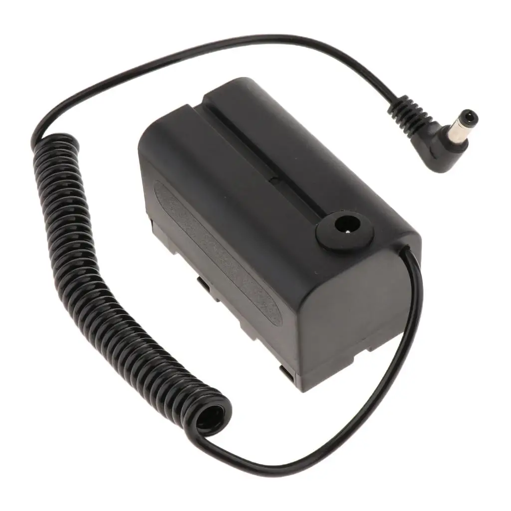 DC Coupler for NP- Battery NP-F970 for Camcorder And LED Indicators image 2
