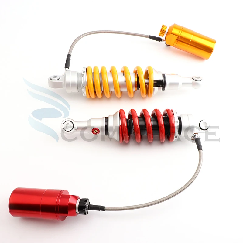 Universal 285mm Motorcycle Rear Shock Absorber Double Damping Adjustable For Dirt Pit Bike Motocross Modification Accessories