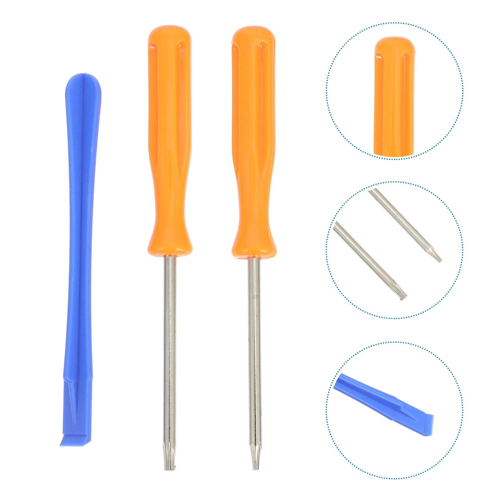 

Metal Disassembling Tool for Controller Repair Screwdriver Game Accessories Open Shell Pry Tool Non Slip H Gaming