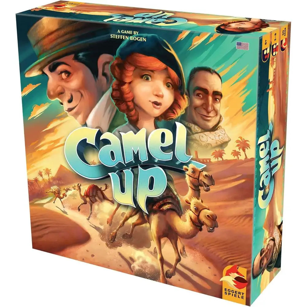 

Camel Up (Second Edition) | Strategy , Dice Game | amily Board Game or Adults and Kids | Ages 8 and up | 3 to 8 Players | Averag