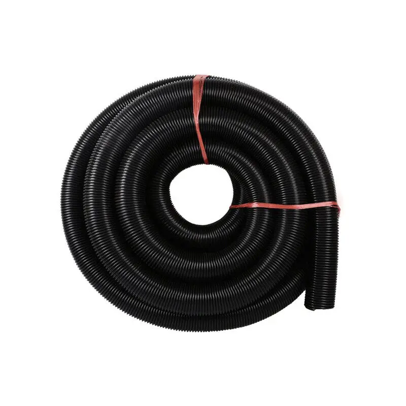 1M Length 38mm Inter Diameter Industrial Universal Vacuum Cleaner Black Hose