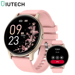 IUTECH S40 Smartwatch hombres mujeres Bluetooth llamada reloj inteligente impermeable natación salud monitoreo música tiempo relojes Smarthwhatch