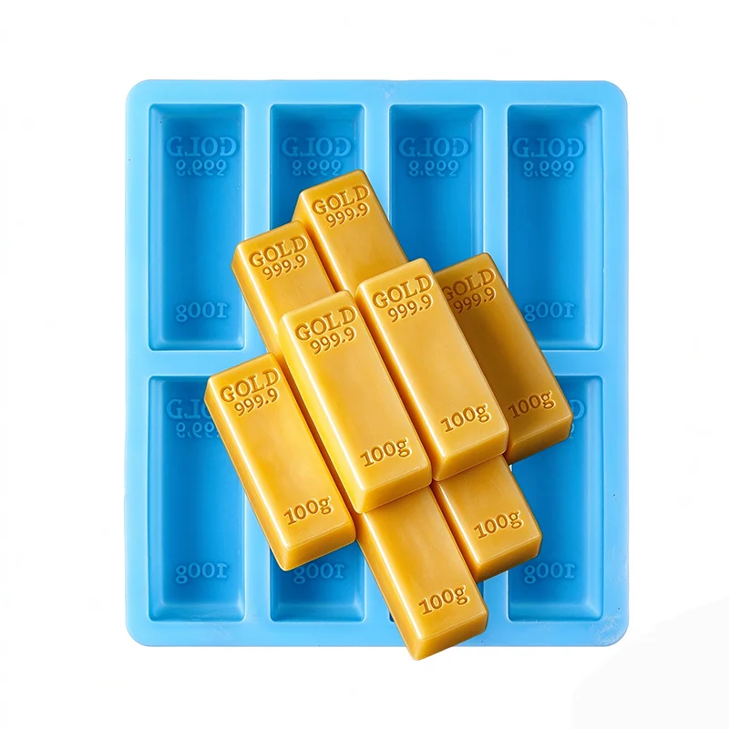 Soap Making Instructions - Gold Brick Silicone Mold For Soap