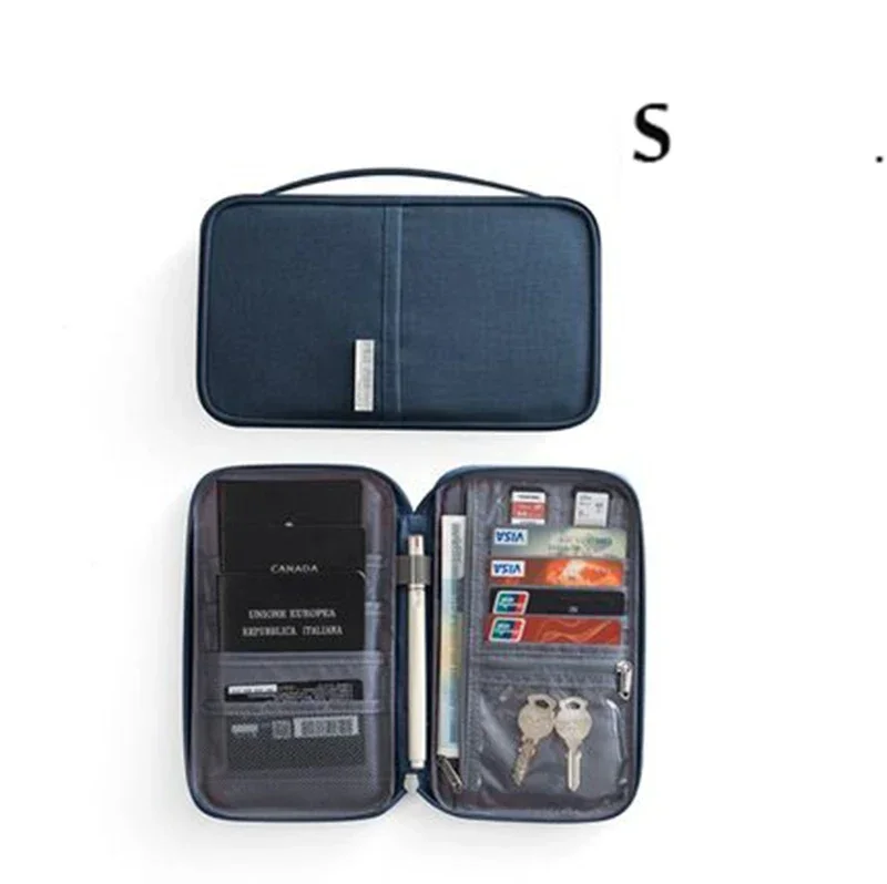 Vrouwen multifunctionele waterdichte reispaspoorthouder beschermhoes roze tassen familiedocument organisator reisaccessoires tas