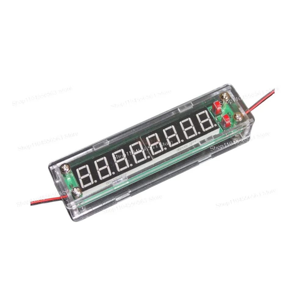DC 9-15V RF Frequency Counter, 0.1MHz-60MHz/20MHz-2.4GHz Dual Range, 8-Digit 0.56