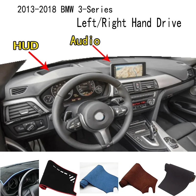 

For 2013-18 BMW 3 Series GT F30 F31 F32 F34 F36 F80 Accessories Dashboard Cover Instrument Panel Dash Mat Dashmat Protective Pad