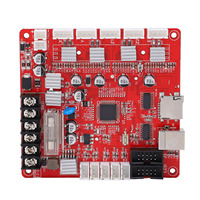 12V‑24V for Anet 3D Printer Main Control Board 3D Printer Motherboard Main Board Module A4988 Motor USB Interface for Anet A6