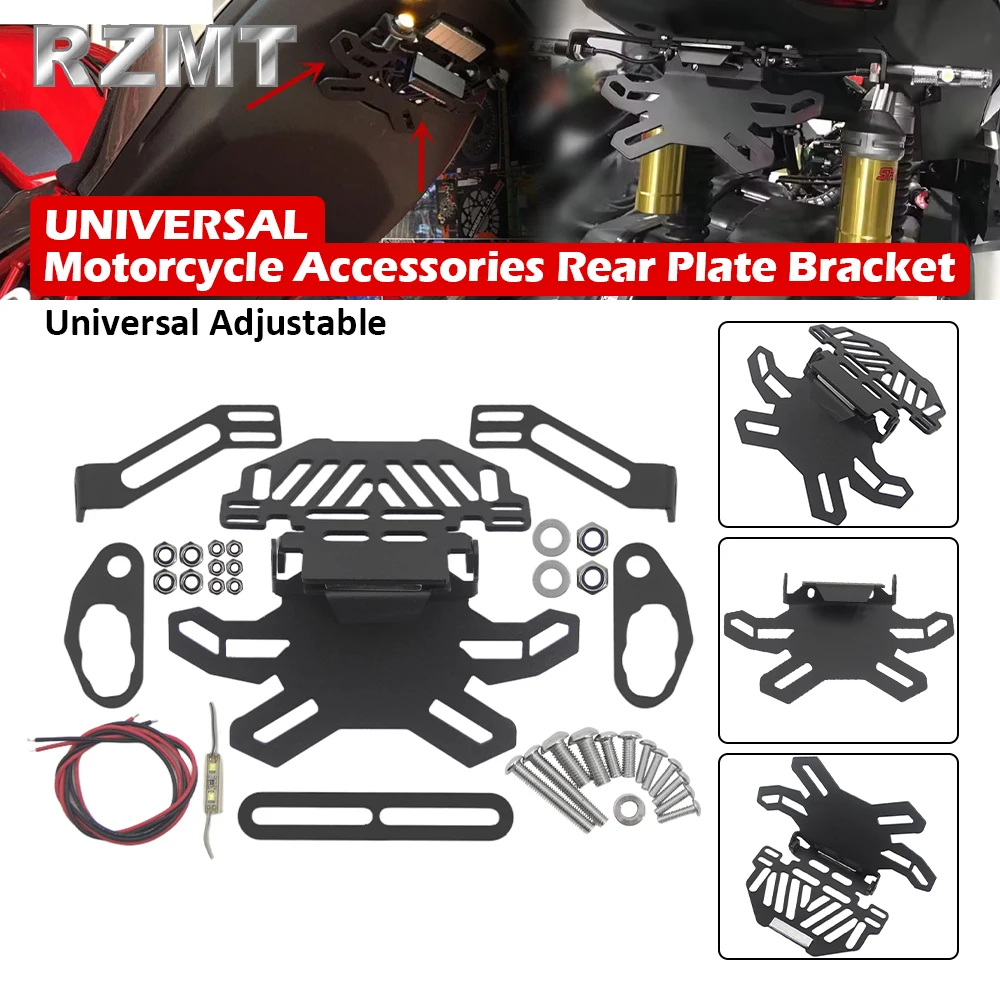 

Universal Adjustable Motorcycle Accessories Rear Luggage Rack Cargo Holder Support Shelf Bracket