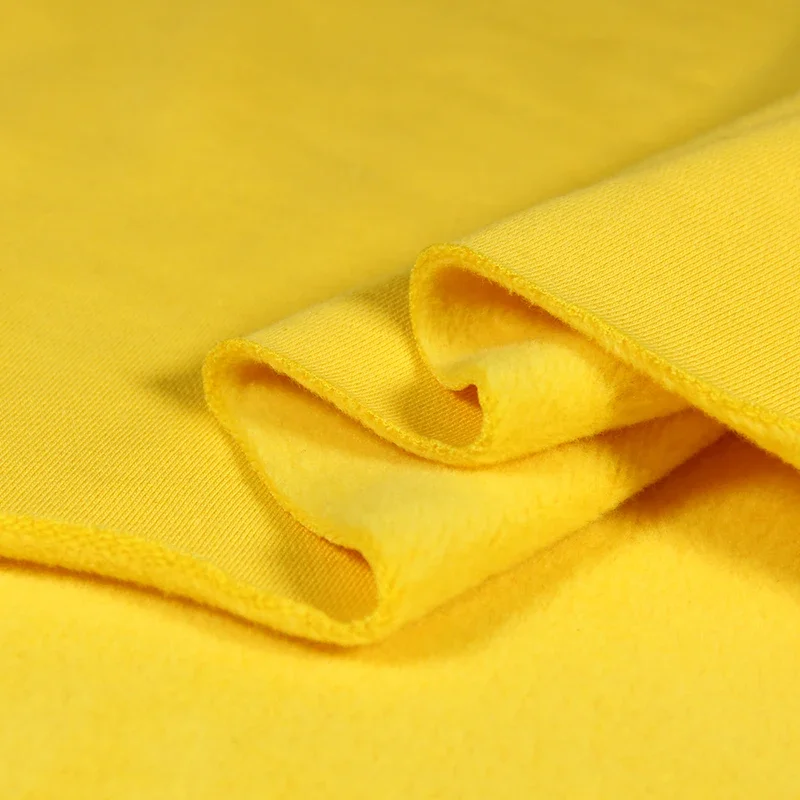 

Hoodie Fabric Plush Thickening Pure Cotton Material Winter Warm for Clothing Diy Sewing By The Meter Wholesale