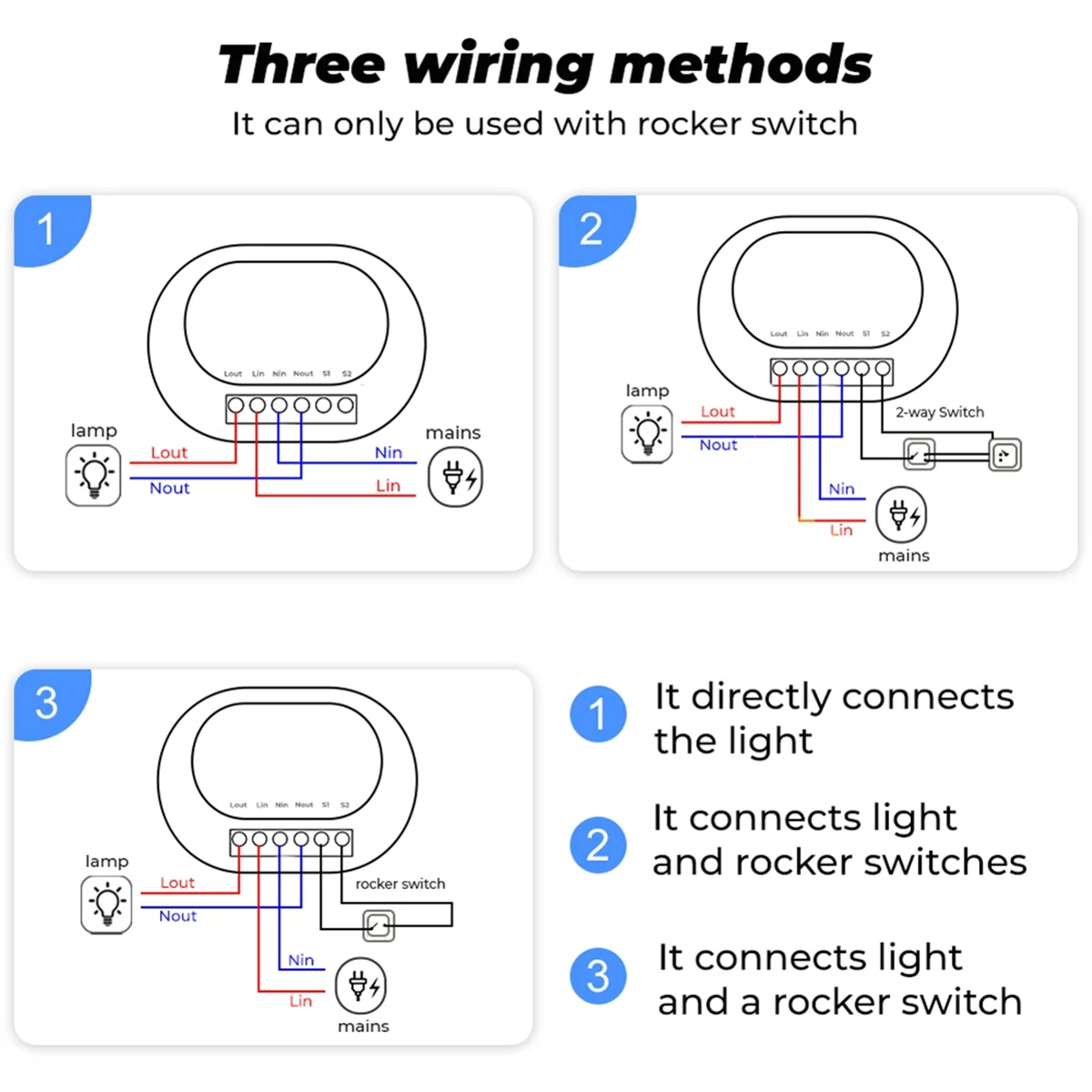 ATS-RF433 WiFi مفتاح ذكي Tuya 16A مفتاح الإضاءة MiniHome قواطع التتابع مع مراقبة الطاقة الحياة الذكية APP صوت ل