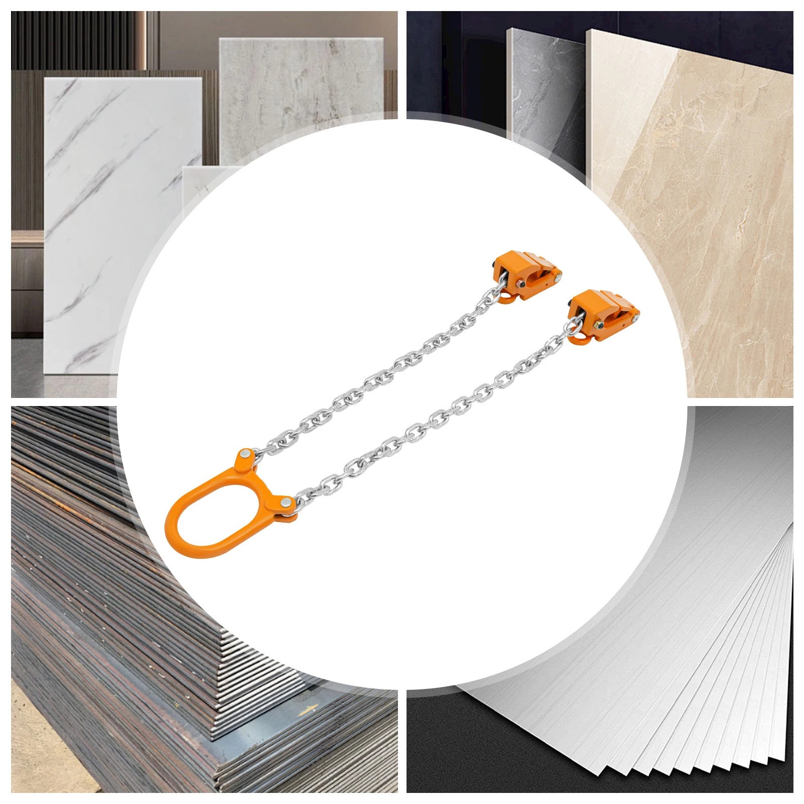 رافع طبلة السلسلة، فولاذ المنغنيز باللون الأصفر اللامع لموقع بناء مصنع النباتات الكيميائية، شحن منفذ بناء السفن