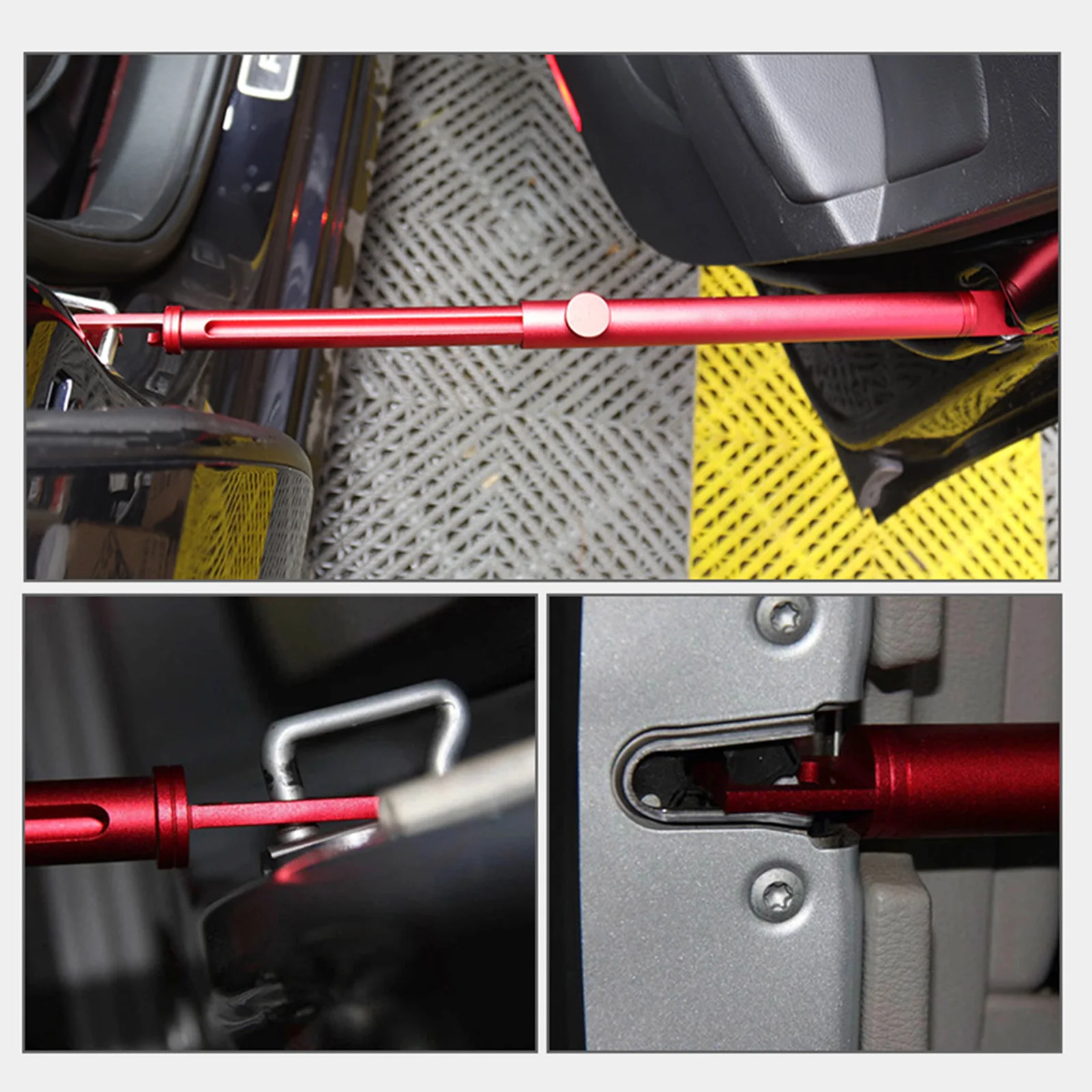 Rear Trunk Lift Support Support Bar Aluminum Alloy Fixing Tools Automotive Accessories Convenient Durable Hood Trunk Support