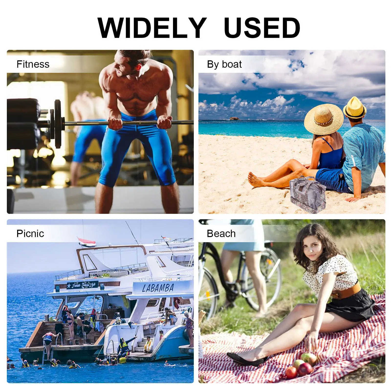 1Pcs Beach Swimming Bag Waterproof Foldable Storage Pouch Bottom Partition Shoes Organizer Wear-Resistant Clothes Storage